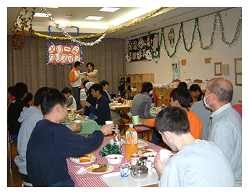 児童寮クリスマス会の写真