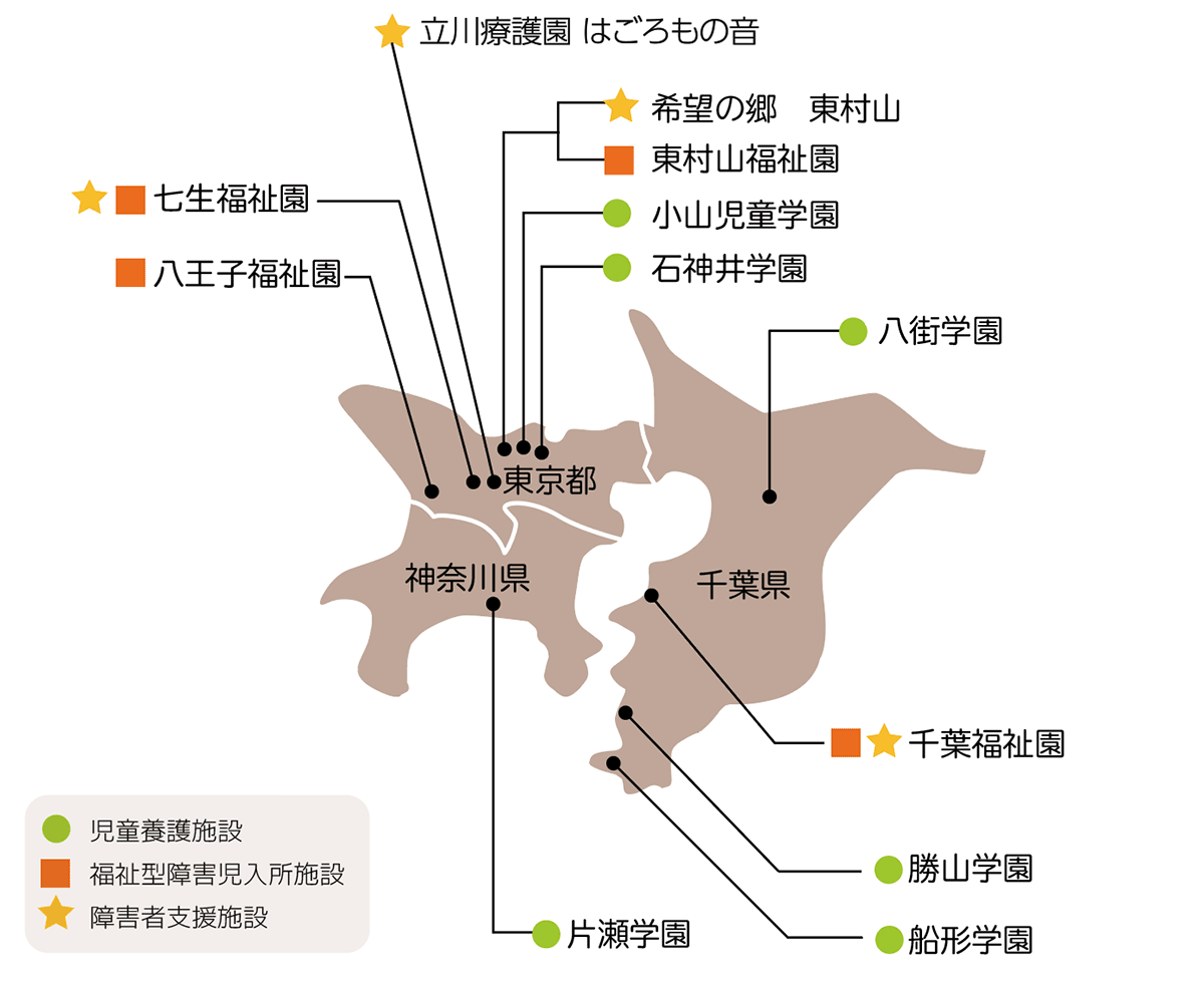 施設分布マップ