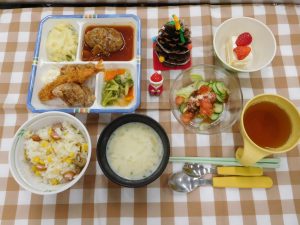 クリスマスイブの夕食
