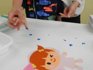 壁画作成の様子
