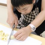 バナナ切り体験2