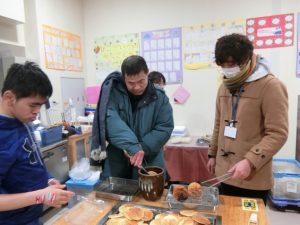 せんべい焼き体験