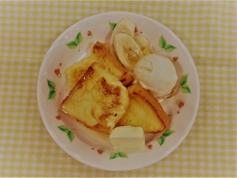 完成したフレンチトースト