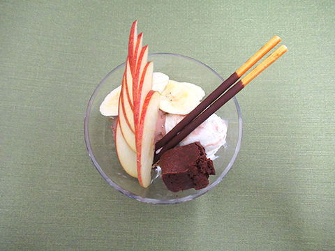 チョコレートパフェの写真