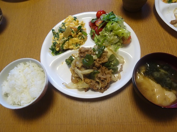 食事の写真