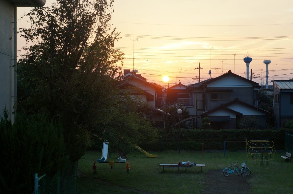 夕日