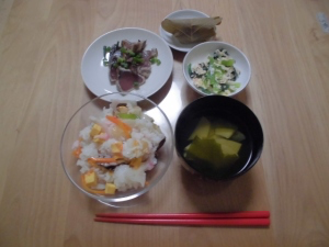 子どもの日のメニュー