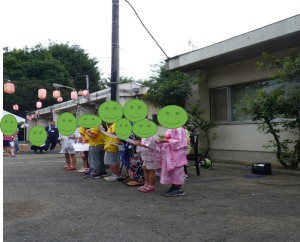 合唱をしている写真