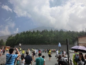 富士山に登る前の写真