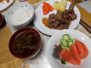 完成した食事
