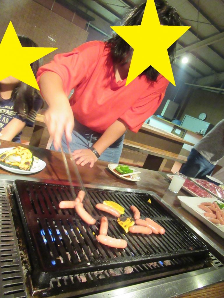 バーベキューの写真