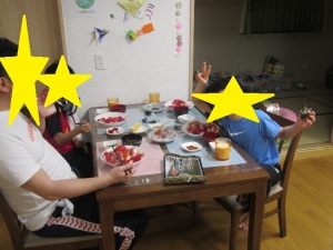 お食事の様子