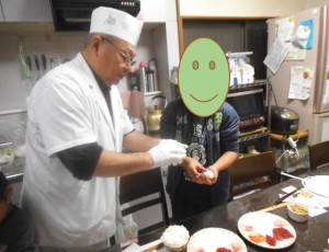 握り寿司体験