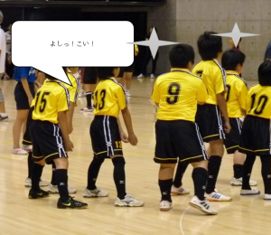 試合の写真