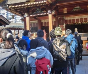 湯島天神での様子3