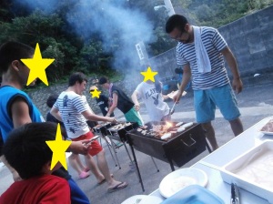 焼く