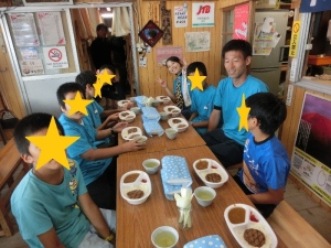 夕食の写真