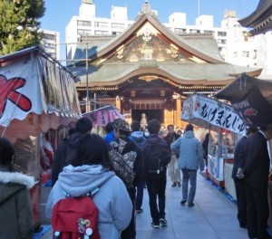 湯島天神での様子2