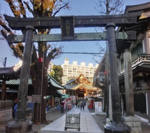 湯島天神での様子1