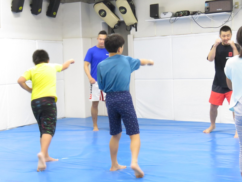 格闘技の練習2