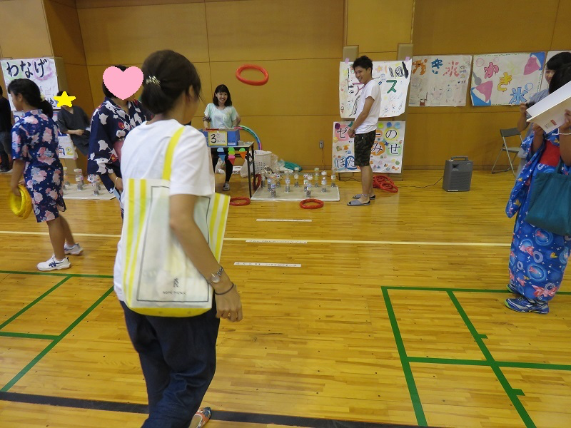 輪投げの様子