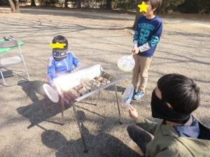 バーベキューを準備している様子6