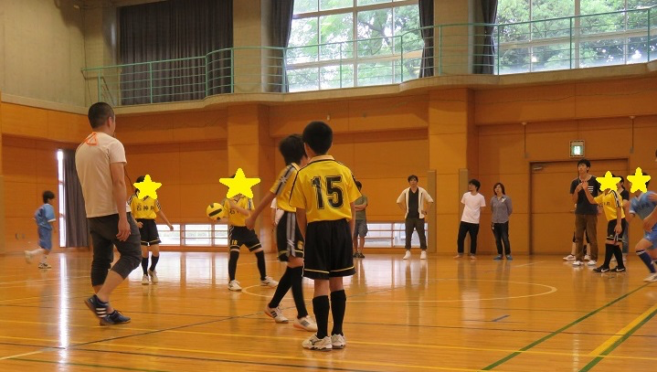 練習試合の様子