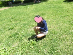 遊んでいる写真