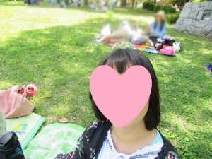 遊んでいる写真